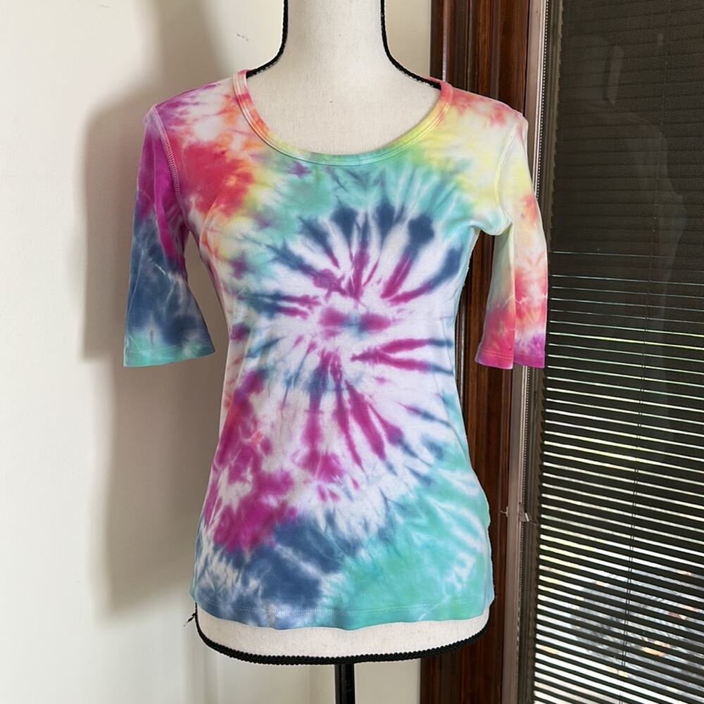 Theory | Tie Dye Short Sleeve Shirt Size S